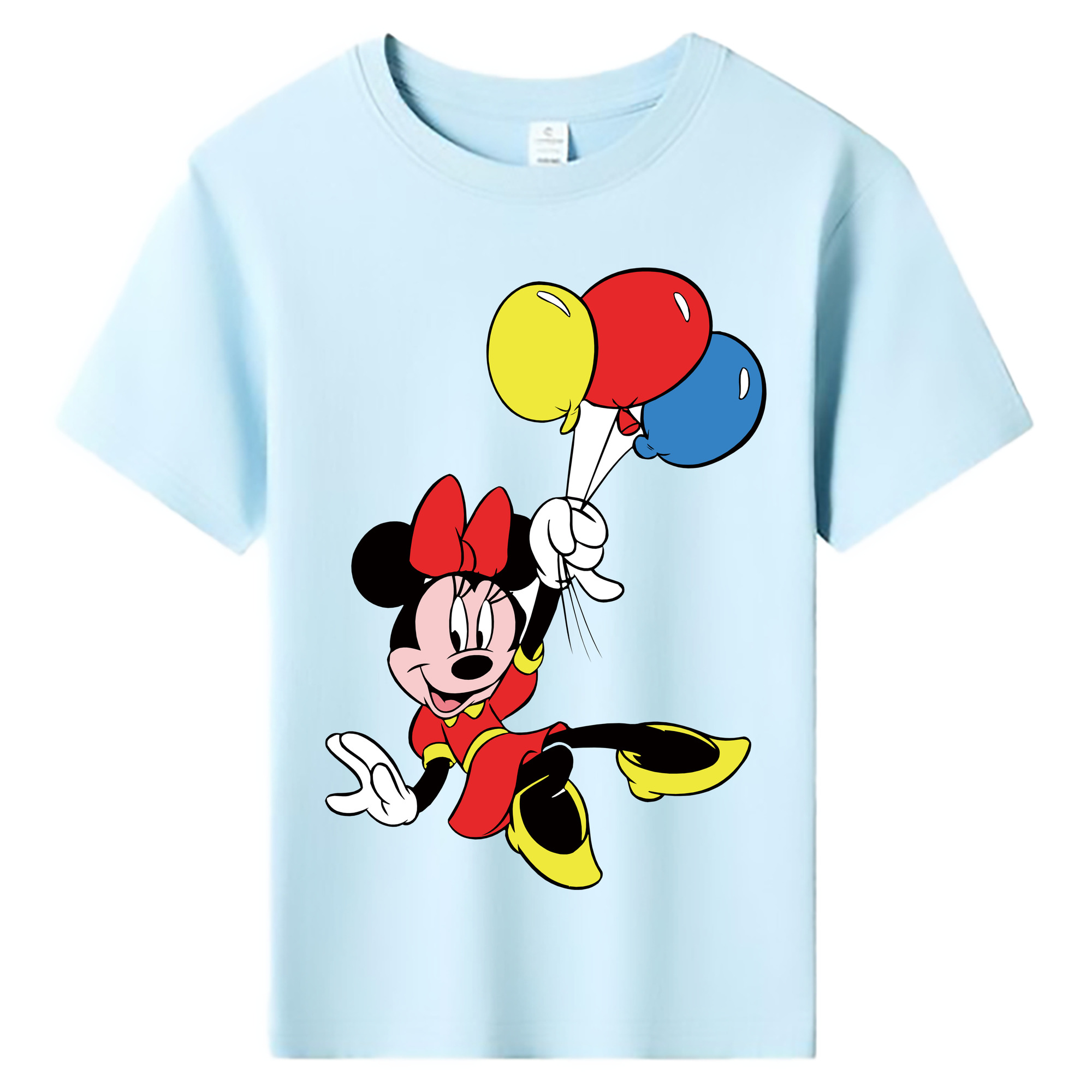 ミッキーマウス Mickey Mouse 綿100％キッズTシャツ（フロントプリント）